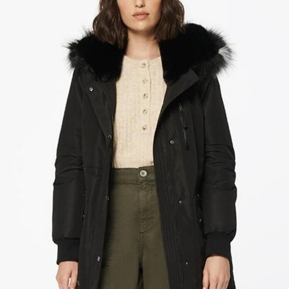 ❄️ 😍FABULOUS❄️ 😍Marc New York by Andrew Marc Black Carina Parka -S 50% OFF RTL - Picture 4 of 11